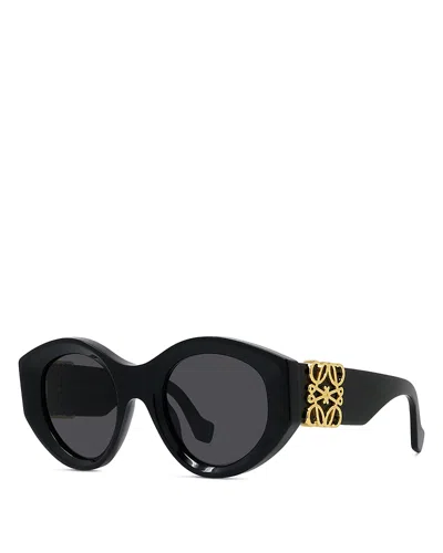 LOEWE ANAGRAM ROUND SUNGLASSES, 50MM