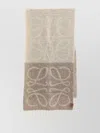 Loewe Anagram Scarf In Alpaca And Wool