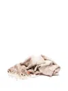 Loewe `anagram` Scarf In Beige