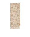 Loewe Anagram Scarf In Nude