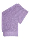 Loewe Anagram Scarf In Purple