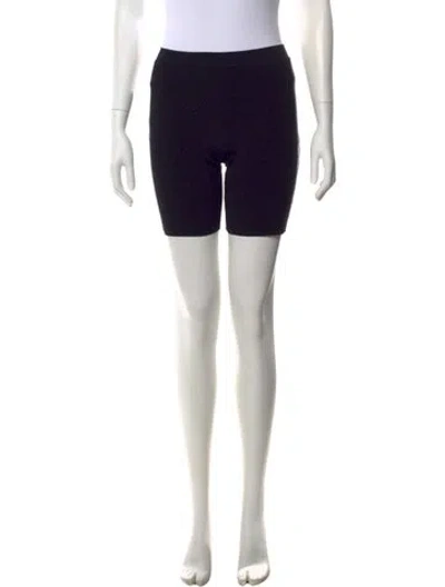 Pre-owned Loewe Anagram Shorts In Black