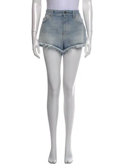 Pre-owned Loewe Anagram Shorts Mini Shorts W/ Tags In Blue