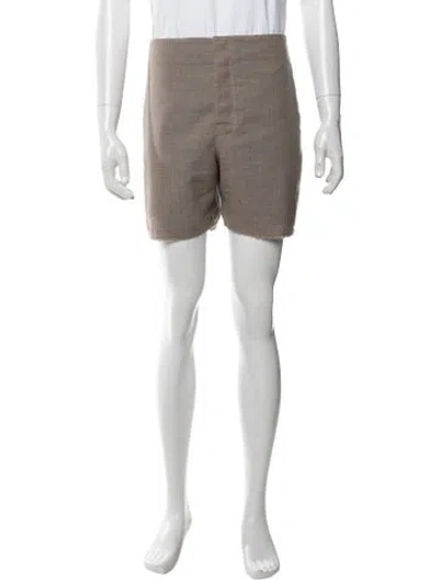 Pre-owned Loewe Anagram Shorts In Neutrals