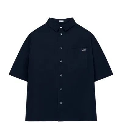 Loewe Anagram Short-sleeve Shirt In Multi