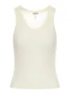 Loewe Anagram Tank Top In Neutral