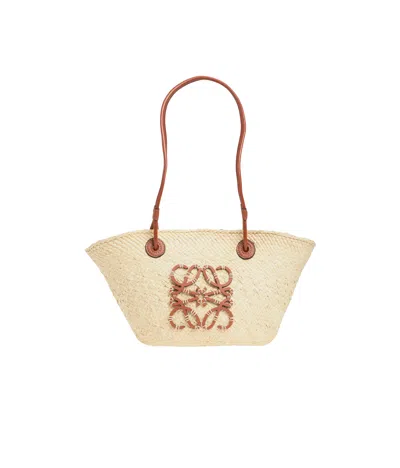 Loewe Anagram Small Shoulder Bag In Nude