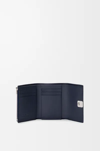 Loewe Anagram Small Vertical Wallet In Leather Skin For Woman