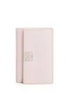 Loewe Anagram Small Vertical Wallet Wallets Black In Pink