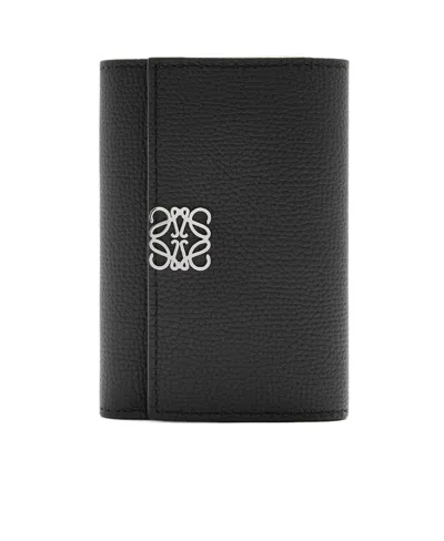 Loewe Anagram Small Wallet In Black