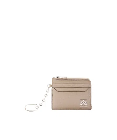 Loewe Anagram Square Coin Cardholder In Neutral