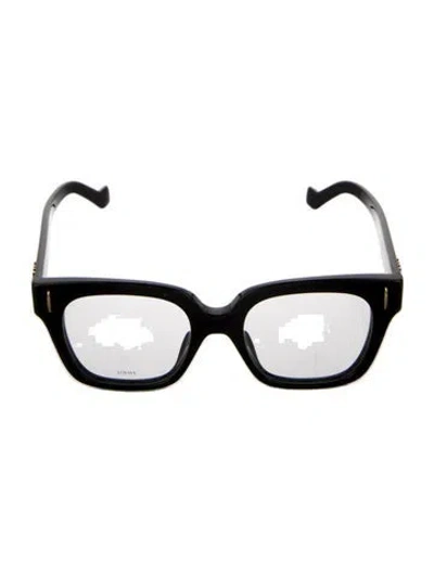 Pre-owned Loewe Anagram Square Sunglasses In Black