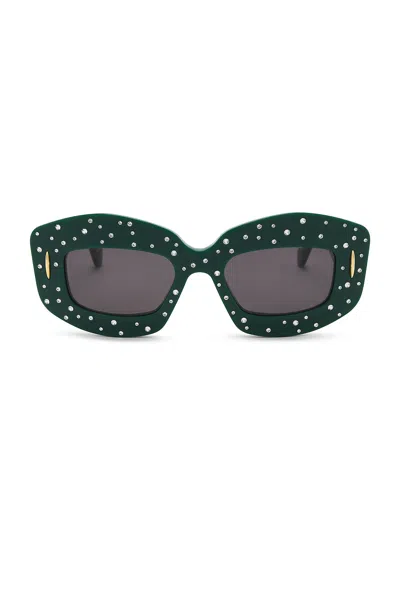 Loewe Anagram Starry Night Sunglasses In Green