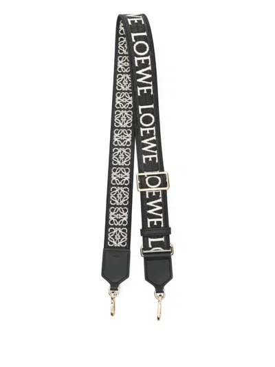 Loewe Anagram Strap In Black