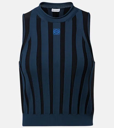 Loewe Anagram Striped Sweater