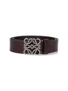Loewe Chunky Anagram Belt In Brown