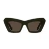 Loewe Lw 40036 I 96e Cat Eye Sunglasses In Black