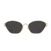 Loewe 57mm Cat Eye Sunglasses In Gold