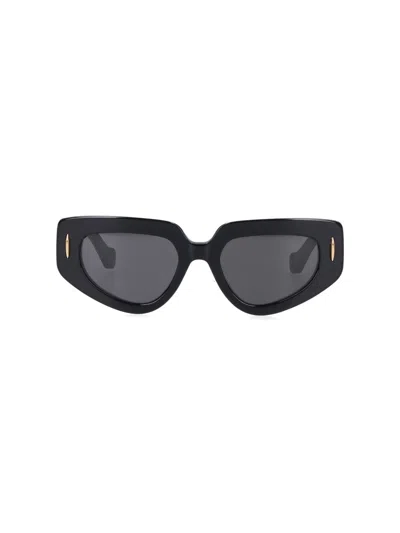 Loewe 'anagram' Sunglasses In Black