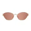 Loewe Anagram Lw40115u Sunglasses In Pink