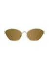 Loewe Anagram Lw40115u Sunglasses In Shiny Light Gold