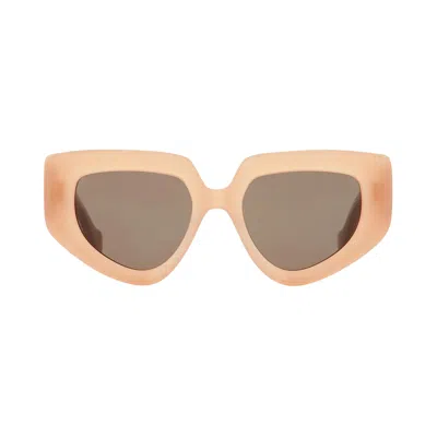 Pre-owned Loewe Anagram Sunglasses 'shiny Pink/brown' | Women's Size Onesize