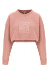 Loewe Long-sleeved Sweater In Pink