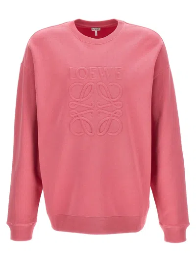 Loewe Anagram Sweatshirt In Pink