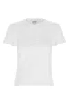 Loewe T-shirt With Anagram Embroidery Curled In White