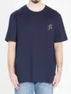 Loewe Floral Emblem Crewneck T-shirt In Blue