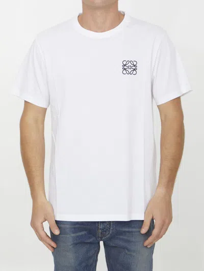 Loewe Anagram Short-sleeved T-shirt In White