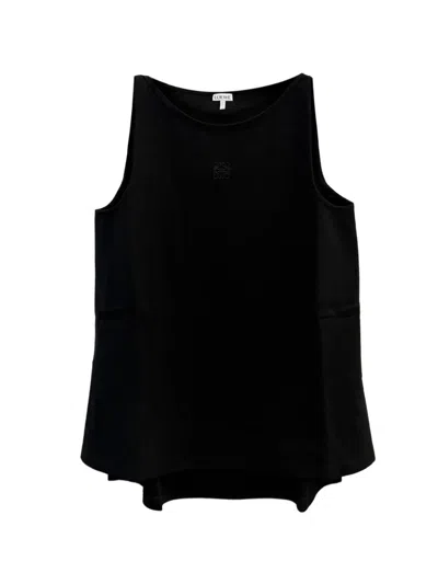 Loewe Anagram Tank Top In Black