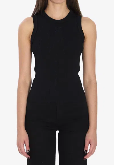 Loewe Anagram Tank Top In Black