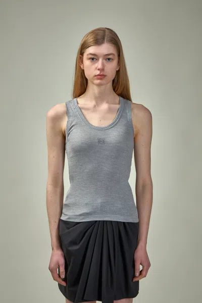 Loewe Anagram Tank Top In Grey