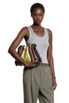 Loewe Anagram Tank Top In Silk In Gray