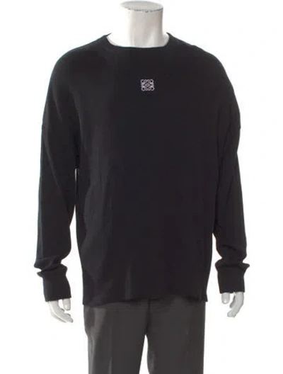 Pre-owned Loewe Anagram Thermal Graphic Print T-shirt In Blue