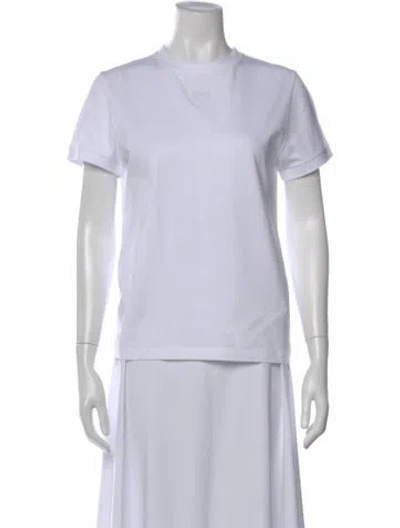 Pre-owned Loewe Anagram Top In White