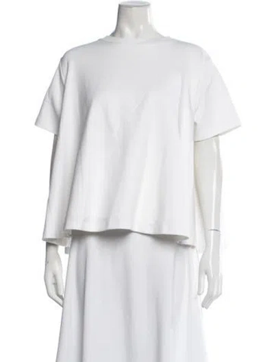 Pre-owned Loewe Anagram Top In White