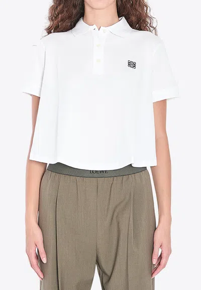 Loewe Anagram Trapeze Polo T-shirt