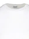 Loewe Embroidered Anagram Boxy Trapeze T-shirt In White