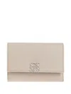 Loewe Anagram Trifold Leather Wallet In Brown