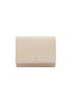 Loewe Anagram Trifold Wallet In Pebble Grained Calfskin In Brown