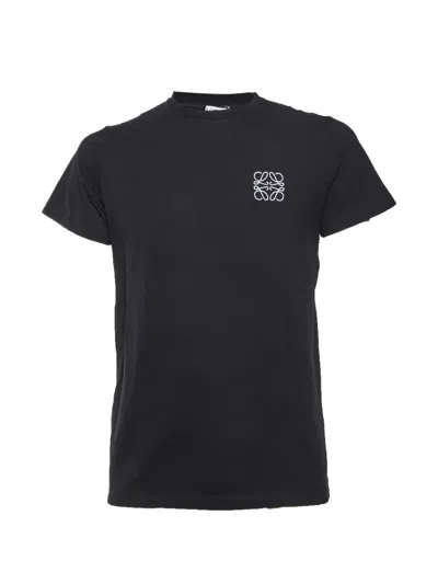 Pre-owned Loewe Anagram T-shirt In Black