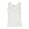 Loewe Tank Top Anagram Tops White In White
