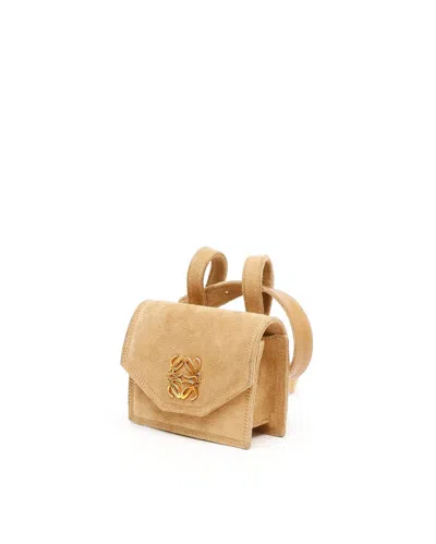 Loewe Anagram Waist Bag In Nude