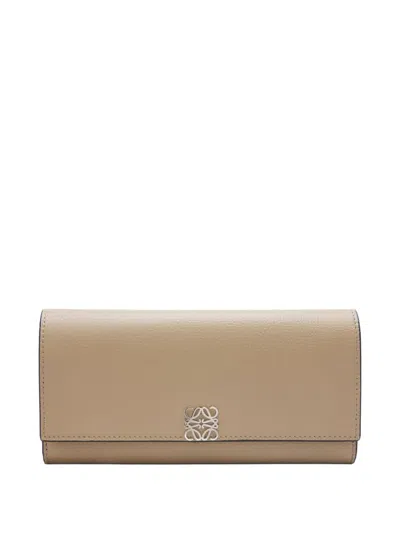 Loewe Anagram Wallet In Brown