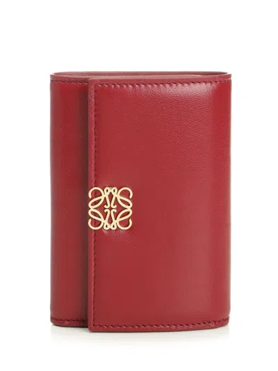 Loewe Anagram Wallets Red