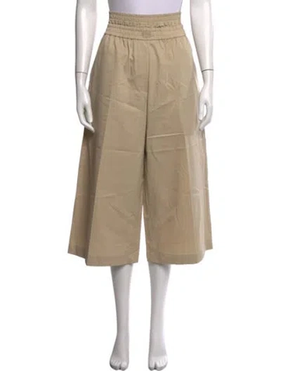 Pre-owned Loewe Anagram Wide Leg Pants In Neutrals