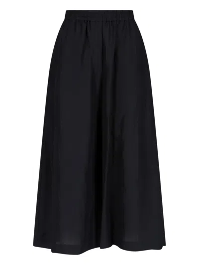 Loewe 'anagram' Wide Pants In Black  