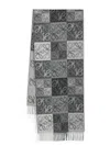 Loewe Anagram Wool And Cashmere Scarf In Multi